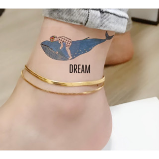 สติกเกอร์ แทททู รอยสัก นำเข้า ** tattoo sticker กันน้ำ