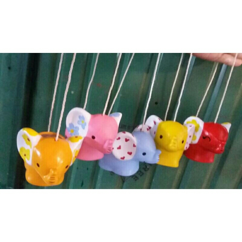 น้องช้างแขวนจัดสวน(5 ตัว ราคา 115 บาท)