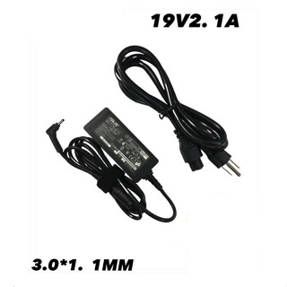 ที่ชาร์จโน้ตบุ๊ค เอซุส อะแดปเตอร์ ASUS ADAPTER 19V/2.1A , ขนาด Jack dc : 3.0 x 1.1 mm ทรงยาว