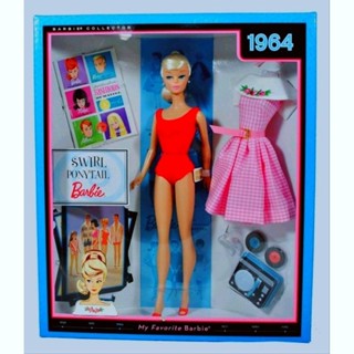 Barbie My Favorite Swirl Ponytail Collector doll 1964  ขายตุ๊กตาบาร์บี้ Swirl Ponytail 1964 🦄 สินค้าพร้อมส่ง 🦄