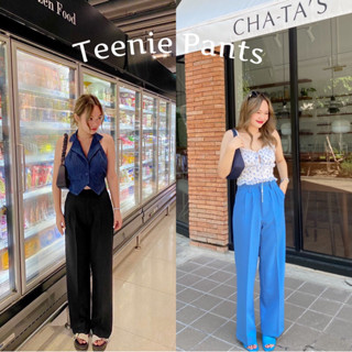 Teenie Pants กางเกงขายาวทรงกระบอก รุ่นจีบหน้า