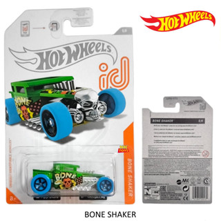 โมเดลรถเหล็ก Hot wheels id รุ่น BONE SHAKER ลิขสิทธิ์แท้100% โมเดลรถ Hotwheels