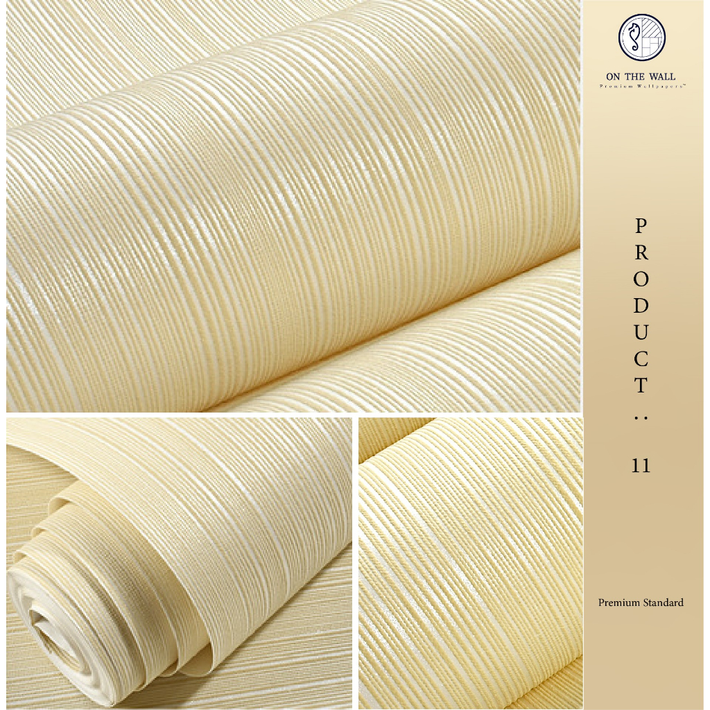 Premium wallpaper วอลเปเปอร์ติดผนังคุณภาพสูง ไม่มีกาวในตัว ขนาด 0.53 x 9.5 m.