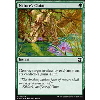 Natures Claim การ์ด Magic The Gathering ของแท้ จากชุด Eternal Masters