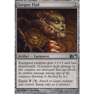 Gorgon Flail การ์ด Magic The Gathering ของแท้ จากชุด 2010 Core Set