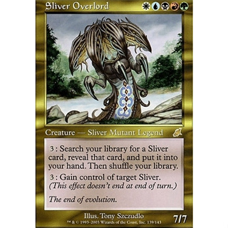 Sliver Overlord การ์ด Magic The Gathering ของแท้ จากชุด Scourge