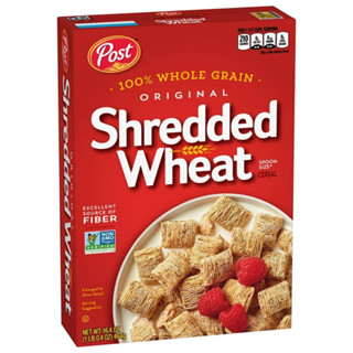 โพสท์ ข้าวสาลีชนิดชิ้นฝอย 16.4 ออนซ์ (464 กรัม) Post Shredded Wheat 16.4 Oz.