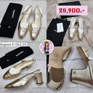 👜: New!! Chanel Slingback Shoes‼️ก่อนกดสั่งรบกวนทักมาเช็คสต๊อคก่อนนะคะ‼️