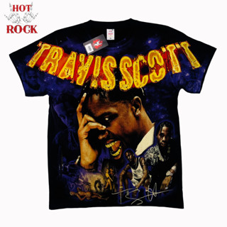 เสื้อวง Travisscott รหัส OVP PM 023 ป้าย Hot Rock เสื้อวงดนตรี