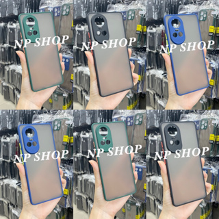 เคส ขอบสีหลังขุ่น OPPO Reno10/Reno10Pro พร้อมส่ง รูปถ่ายจากสินค้าจริง สินค้าตรงรุ่น