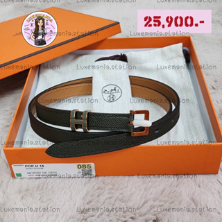 👜: New!! Hermes Pop Belt กว้าง 15 mm ‼️ก่อนกดสั่งรบกวนทักมาเช็คสต๊อคก่อนนะคะ‼️