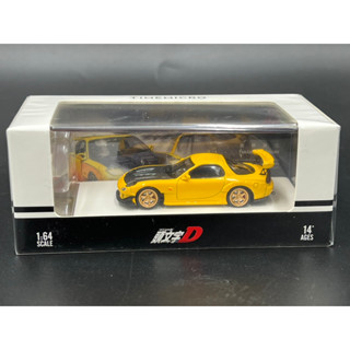 Time Micro​ 1/64 Limited​ 699 pcs Mazda RX7 Initial D carbon bonnet figure ver.