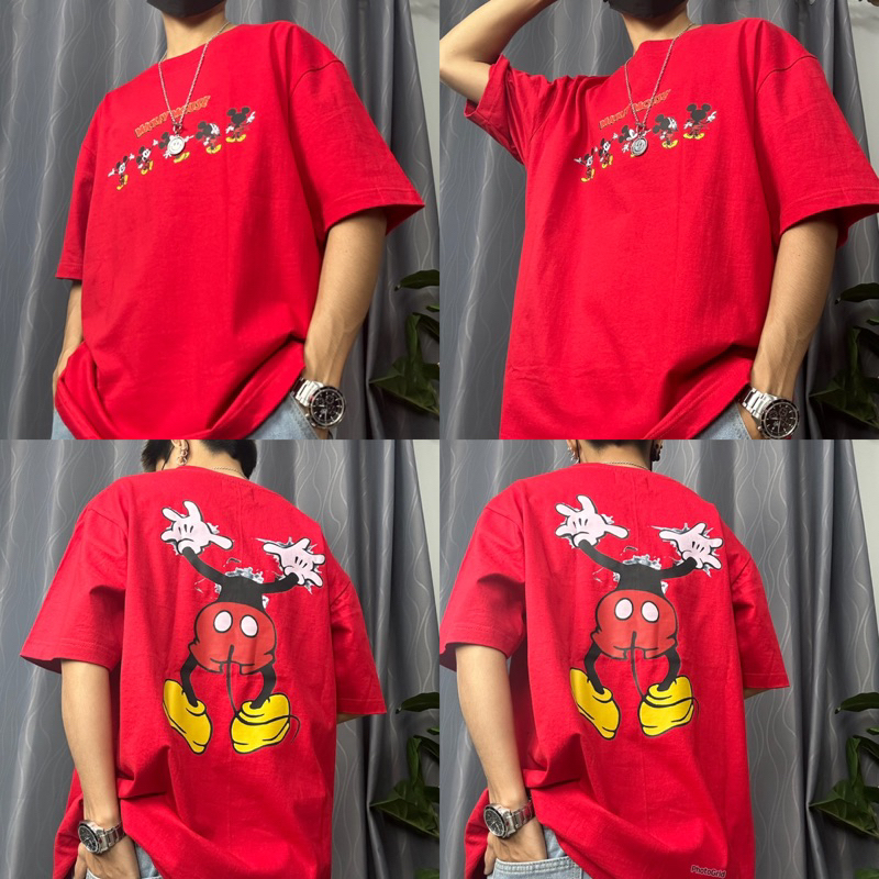 เสื้อยืดOversize SmileOnlyBrand cotton100% Mickey