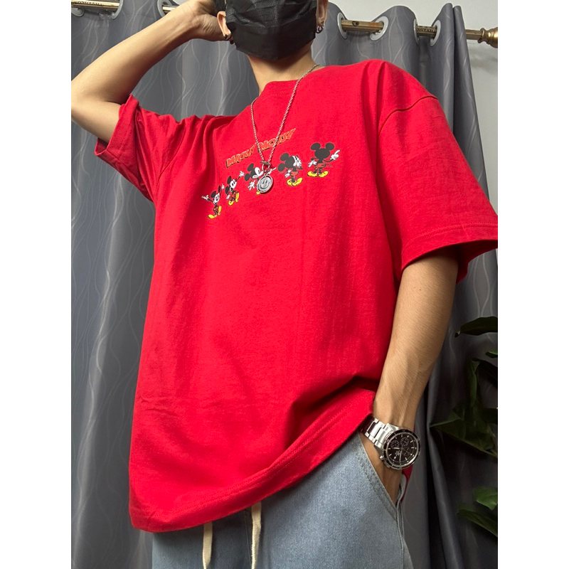 เสื้อยืดOversize SmileOnlyBrand cotton100% Mickey