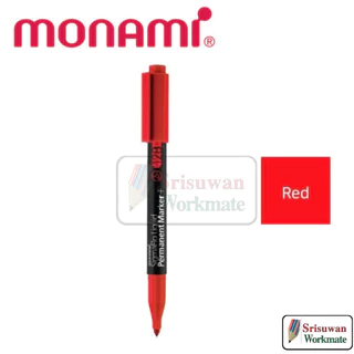 แยกด้าม 1 ด้าม Monami 128 Sigmaflo liquid permanent marker หัว Fine 1.0 mm. ปากกามาร์คเกอร์ถาวร กันน้ำ น้ำเงิน ดำ แดง สี