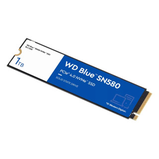 1 TB SSD (เอสเอสดี) WD BLUE SN580 - PCIe 4x4/NVMe M.2 2280 (WDS100T3B0E)