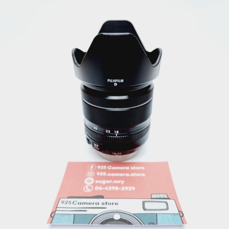 เลนส์ Fujinon XF 18-55 ตำหนิ หน้าเลนส์มีรอยขนแมว