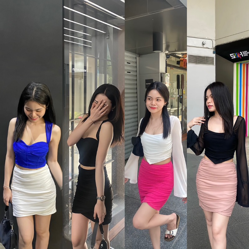 TORR.STORE Lucy Skirt กระโปรงรัดรูปจับจีบ