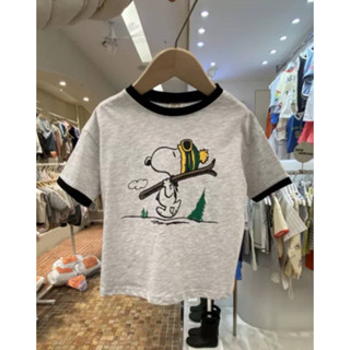 เสื้อยืดลาย Snooppy ผ้ายืดสีสวย