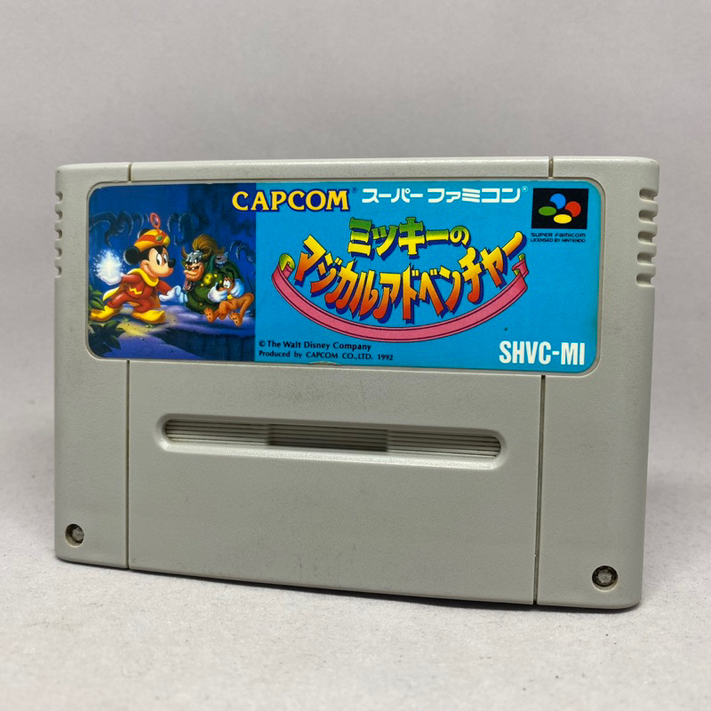 Mickey no magical adventure | ตลับเกมส์แท้ Nintendo Super Famicom Cartridge | SFC | Japan | SHVC-MI