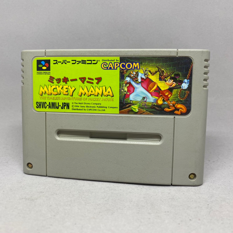 Mickey Mania The Timeless Adventures of Mickey | ตลับเกมส์แท้ Nintendo Super Famicom Cartridge | SFC