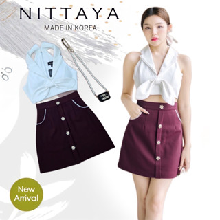 ราคาถูกที่สุด!! NITTAYA เซตเสื้อขาวคอปก+กระโปรง