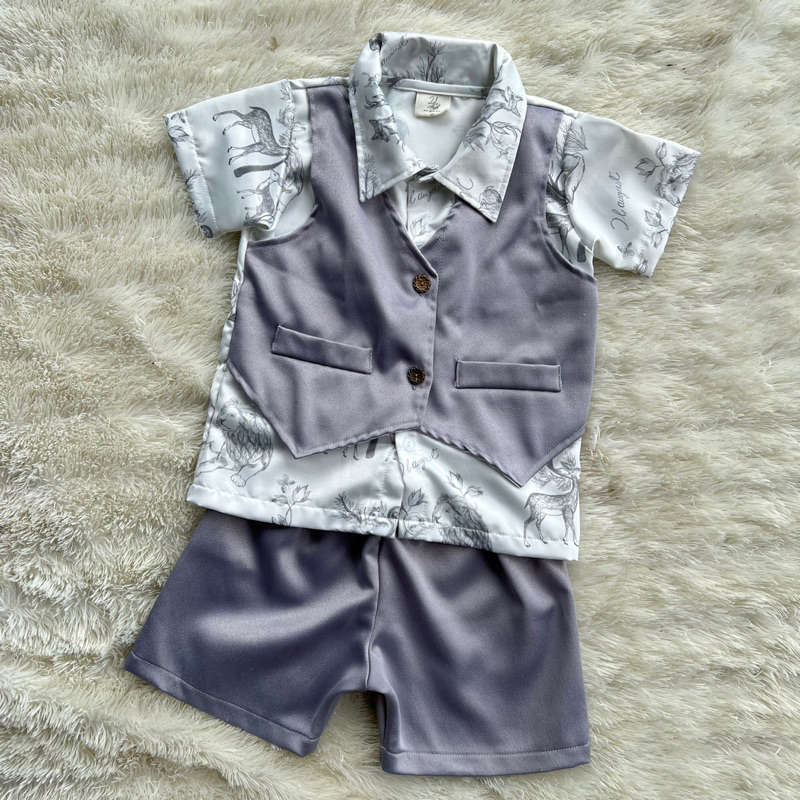 21 august baby ชุดออกงานเด็กผู้ชาย 2T