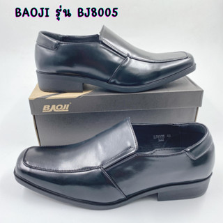 ฺBaoji รองเท้าคัทชูหนังดำสำหรับผู้ชาย รุ่น BJ8005 ไซส์40-46(XENZ)