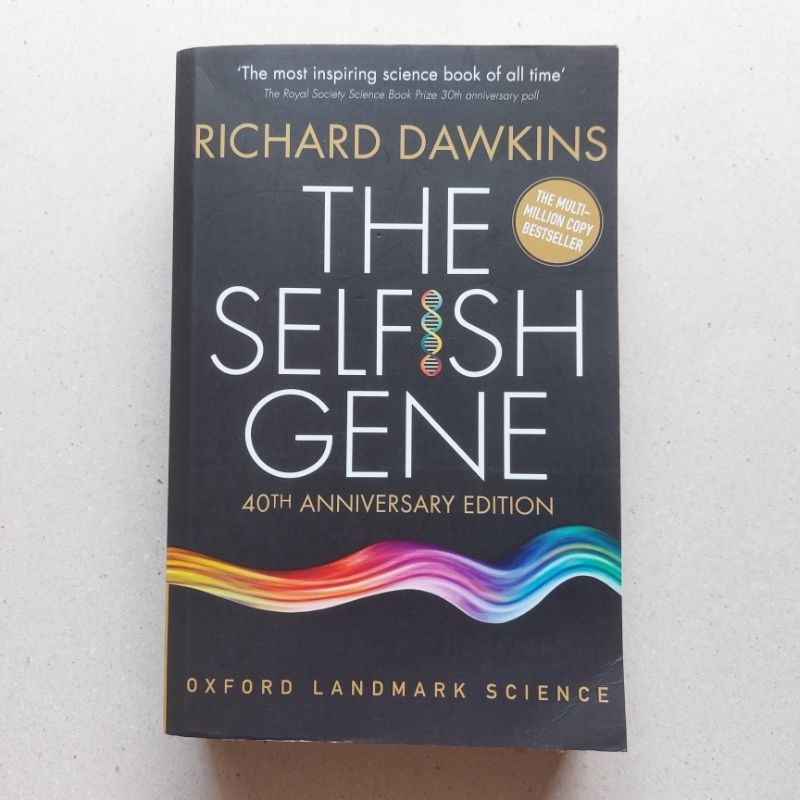 หนังสือวิทยาศาสตร์ภาษาอังกฤษ THE SELFISH GENE ยีนเห็นแก่ตัว (หายาก)