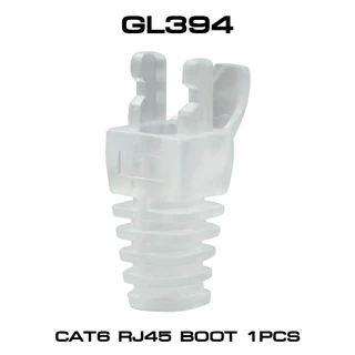 ✅มาตรฐาน GLINK GL-394 Boots RJ45 Cat6 ปลอกหุ้มหัวแลน บูทส์หัวแลน RJ45 ใช้ได้ทั้ง CAT5 /CAT6 (50ตัว/Pack) บูทสายแลน GL394