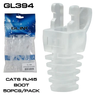 ✅มาตรฐาน GLINK GL-394 Boots RJ45 Cat6 ปลอกหุ้มหัวแลน บูทส์หัวแลน RJ45 ใช้ได้ทั้ง CAT5 /CAT6 (50ตัว/Pack) บูทสายแลน GL394