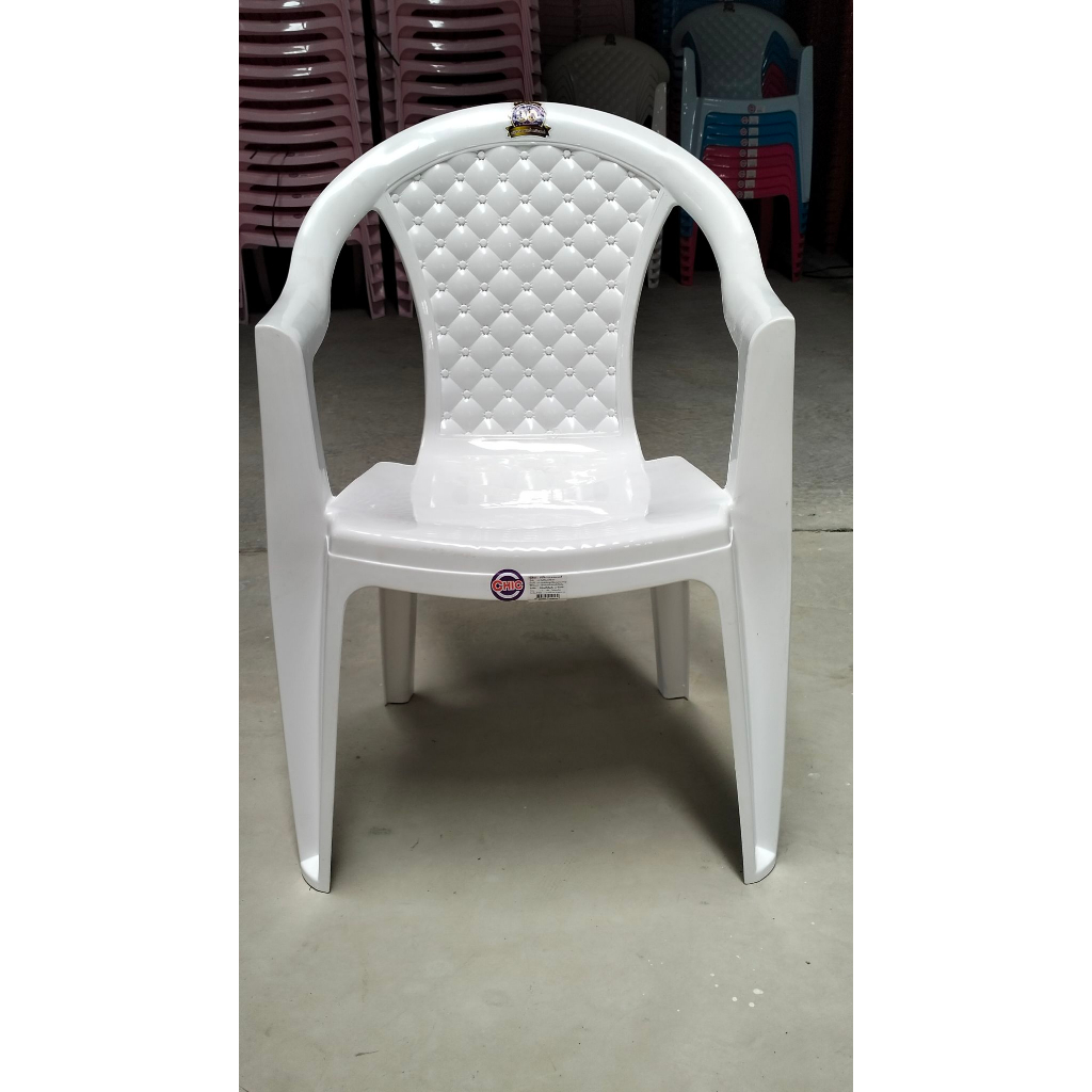 เก้าอี้พลาสติกเกรดA มีที่วางแขน(รุ่นวีนัส4) ยี่ห้อModern เก้าอี้จุฑาเทพ วี 4