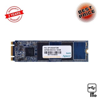 120 GB SSD M.2 Apacer AST280 SATA M.2 2280 ฮาร์ดดิสก์ ประกัน 3Y