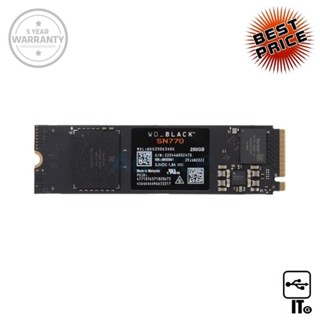 250 GB SSD M.2 PCIe 4.0 WD BLACK SN770 (WDS250G3X0E) NVMe ฮาร์ดดิส ฮาร์ดดิสก์ ประกัน 5Y