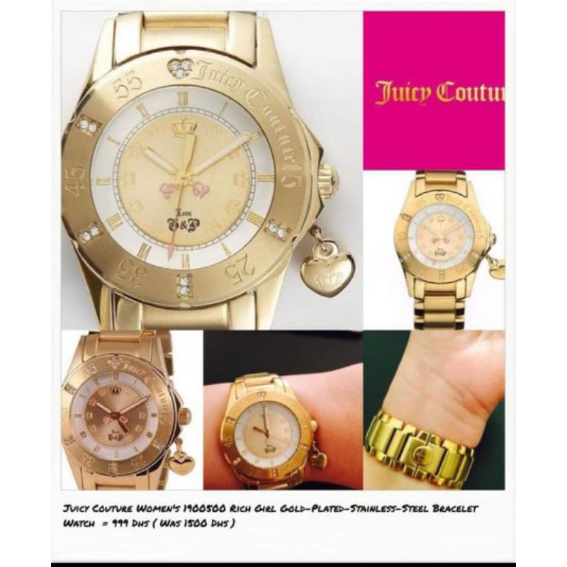 Juicy couture watch มือสองของแท้ สภาพดีมากค่ะ