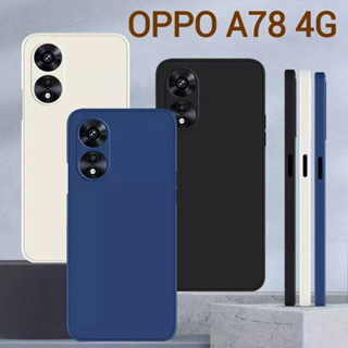 Realme C51/A78 4G/A58 4Gตรงรุ่น(พร้อมส่งในไทย)เคสTPU​นิ่ม​สีพาสเทลแบบคลุมกล้องOPPO A58 4G/A78 4G