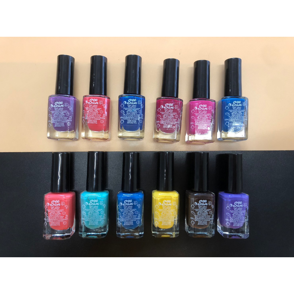 (ยกโหล 12 ชิ้น) No.655 สีทาเล็บ คละสี สินค้ายกโหล (12ชิ้น)