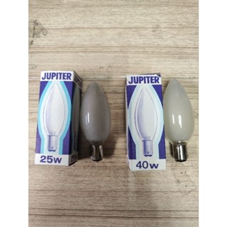 หลอดจำปา ขั้วเขี้ยว B15 JUPITER ขนาด 25W และ 40W แสงเหลือง