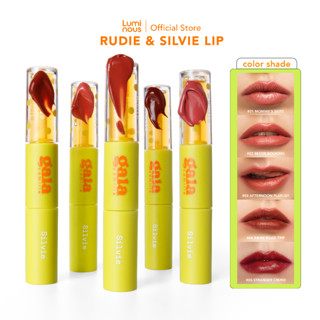 (คอลเลคชั่นใหม่!) Gala Camille Rudie Dot &amp; Silvie Velvet Lip  บลัชน้ำส้ม ปรับตามอุณหภูมิผิว | Luminous Store.