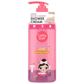 CATHY DOLL ครีมอาบน้ำ L-GLUTATHIONE MAGIC SHOWER CREAM 500ML