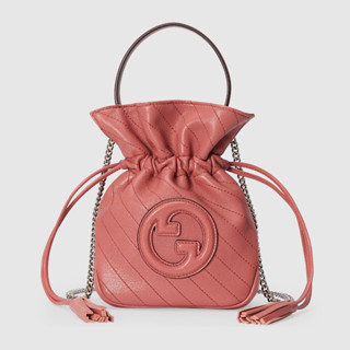 🍒กุชชี่ Gucci Blondie series mini bucket bag🍒 กระเป๋าถังสุภาพสตรี/กระเป๋าถือ