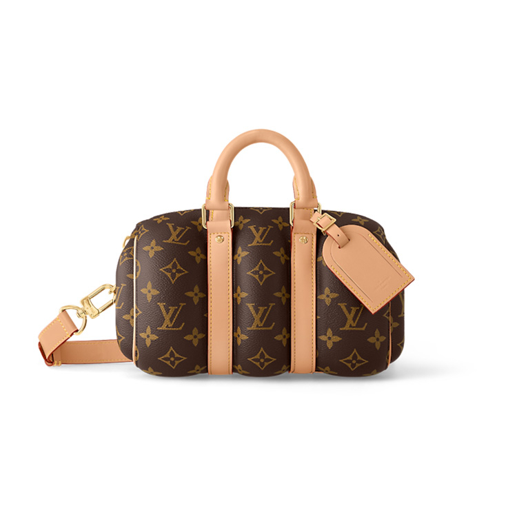 🆕หลุยส์วิตตอง🍒 Louis Vuitton KEEPALL BANDOULIÈRE 25 BLOWN UP BAG🍒 กระเป๋าเดินทางผู้ชาย กระเป๋าสะพายข้าง