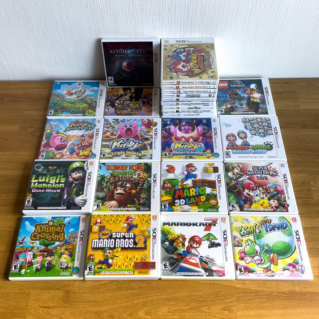 ตลับแท้ Nintendo 3DS มือสอง โซน US Super Mario Bros./Luigi's/Mario Kart/Yoshi's/Animal Crossing/Monster Hunter/ Lego