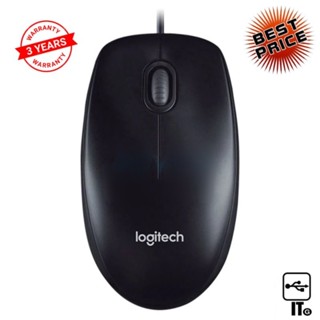 USB MOUSE LOGITECH M100R BLACK ประกัน 3Y เมาส์ เม้าส์ เม้า เม้าท์ เมาส