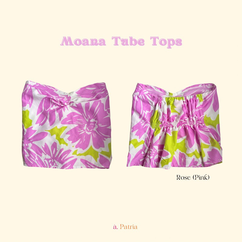 à.Patria -เสื้อเกาะอกรุ่น Moana สี Rose