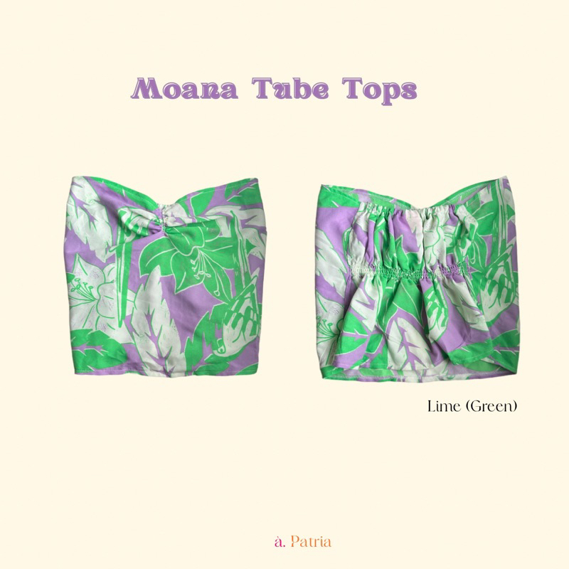 à.Patria - เสื้อเกาะอกรุ่น Moana สี Lime