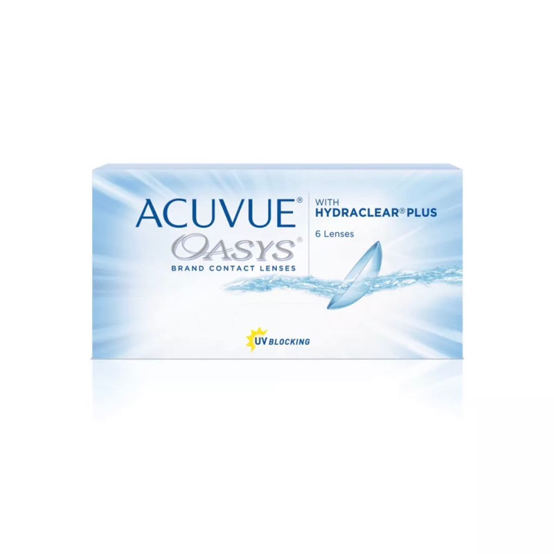 Acuvue รุ่น OASYS 2-week with HYDRACLEAR PLUS™ - คอนแทคเลนส์ชนิดใส  ราย 2 สัปดาห์