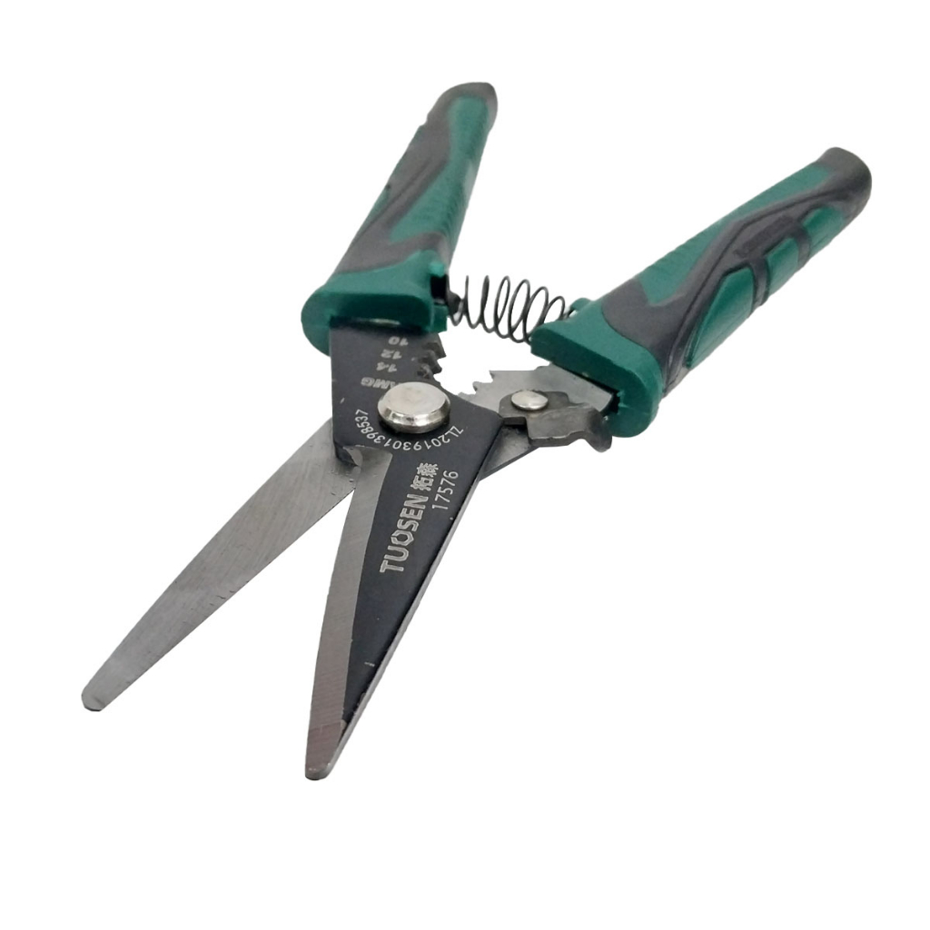 TUOSEN กรรไกรตัดสังกะสี กรรไกรตัดเหล็กแผ่น ตัดสแตนเลส ตัดซีลาย ตัดเมทัลชีท ปอกสายไฟ - รูปที่ 5