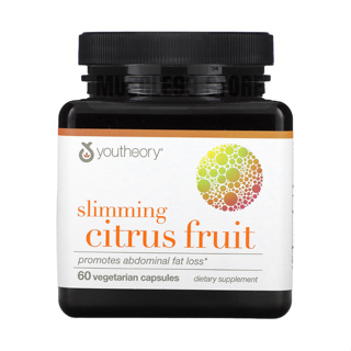 💊YOUTHEORY Slimming, Citrus Fruit(60 Capsules) ซิตรัสฟรุต แคปซูล ลดน้ำหนัก ลดพุง ให้หุ่นฟิตกระชับ