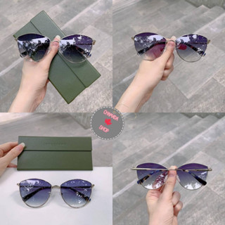 แว่นกันแดด Longchamp Sunglasses🕶️ ทรงCat-Eye เลนส์สีBlue Gradient แท้💯